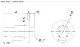 Шланговое подключение Remer 337MRP цвет Медь брашированная