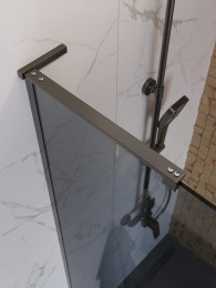 Душевая перегородка BelBagno Uno 110 UNO-L-1-TB-110-GR-GM