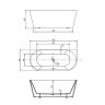 Акриловая ванна Vincea 170x80 VBT-421-1700MW