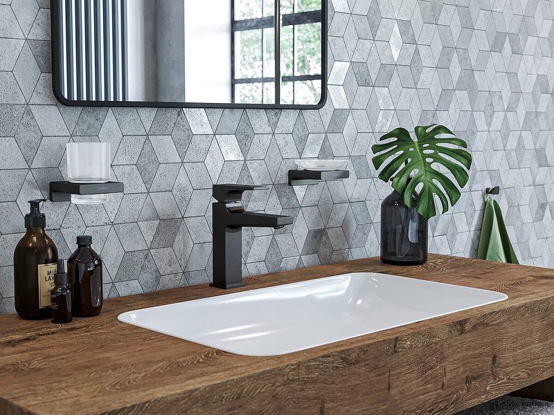 Смеситель для раковины Hansgrohe Metropol 32507670 черный матовый