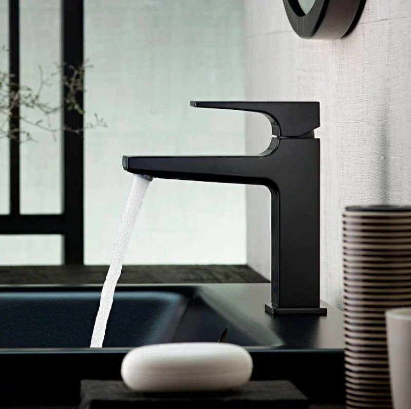 Смеситель для раковины Hansgrohe Metropol 32507670 черный матовый