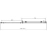 Душевой уголок Vincea Como-N 140x80 VSR-4CN8014CLB