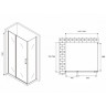 Душевой уголок Abber Sonnenstrand 120х75 AG04120MS-S75M
