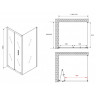 Душевой уголок Abber Sonnenstrand 120x90 AG07120B-S90B