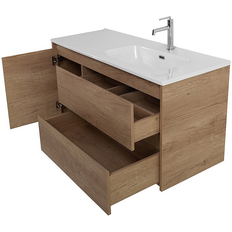 Тумба под раковину BelBagno Kraft 100 R KRAFT-1000-2C-1A-SO-RNN-R подвесная