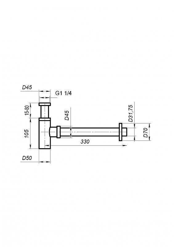 сифон BelBagno BB-SMT2-GM