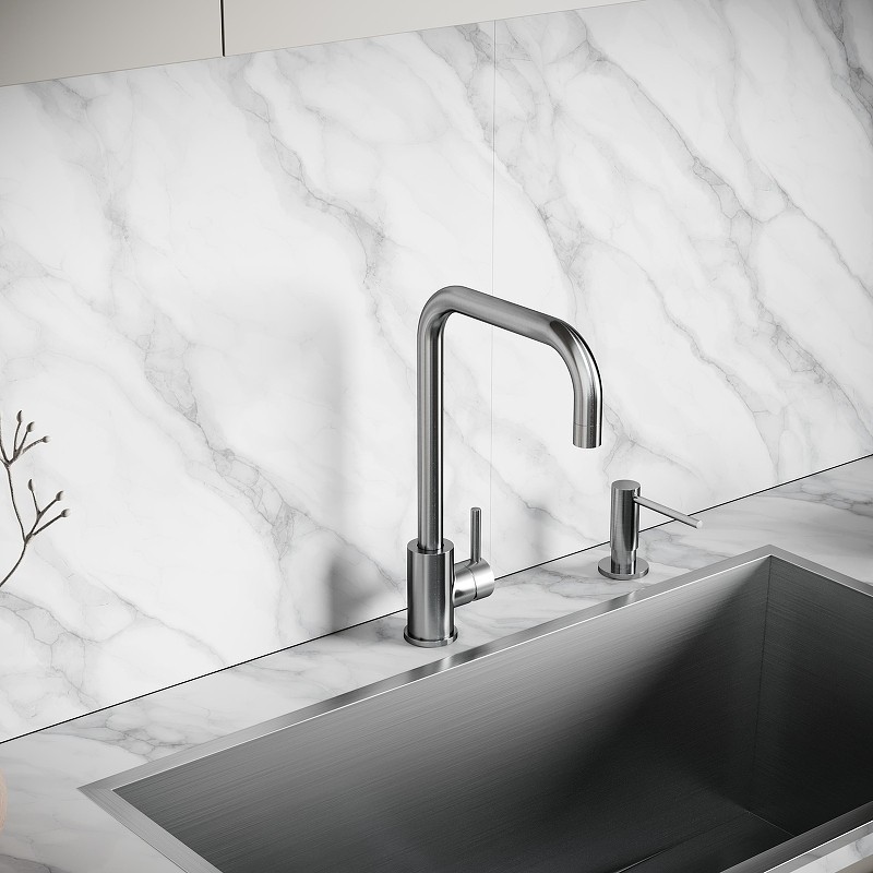 Смеситель для кухни Sancos Stainless SC12002SS цвет Нержавеющая сталь