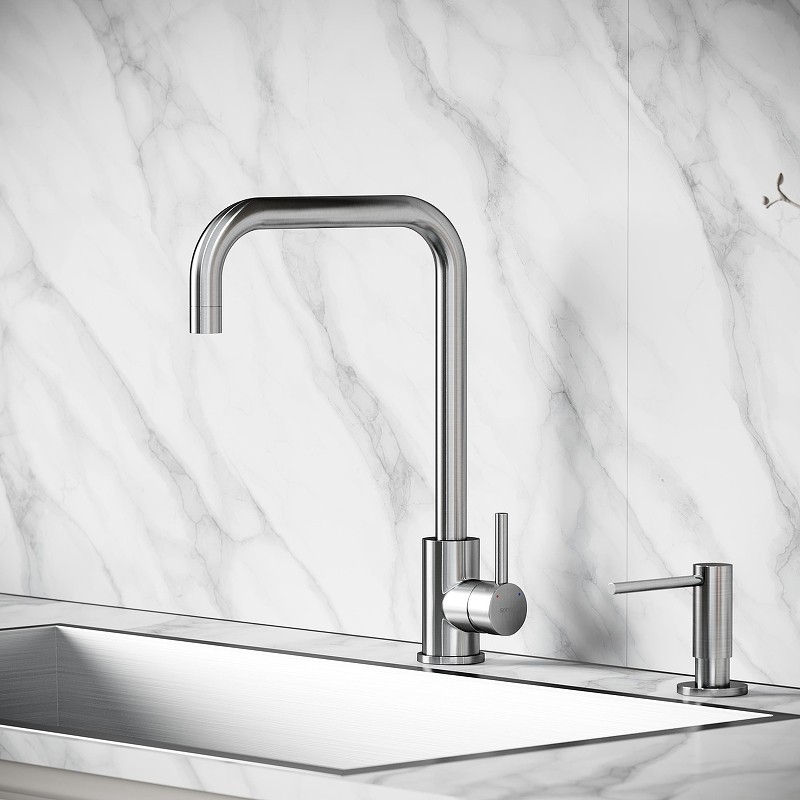 Смеситель для кухни Sancos Stainless SC12002SS цвет Нержавеющая сталь