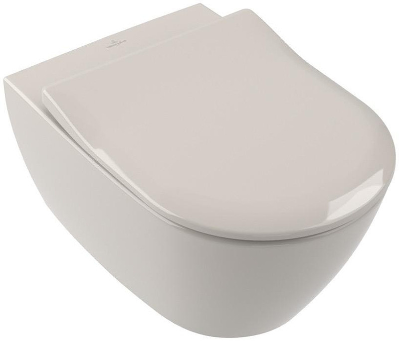 Унитаз Villeroy&Boch Subway 2.0 5614R0R3 подвесной цвет Pergamon CeramicPlus без сиденья