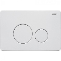 Клавиша смыва Abber AC0121MW Белая матовая