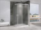 Душевой уголок Abber Schwarzer Diamant 110x80 AG01118M профиль Хром стекло матовое