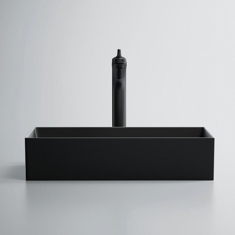 Раковина-чаша Abber Rechteck 60 AC2220MB цвет Черный матовый