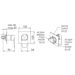 Смеситель для душа Remer Dream D30