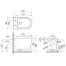 Унитаз BelBagno Ancona BB1224CHR-SM подвесной