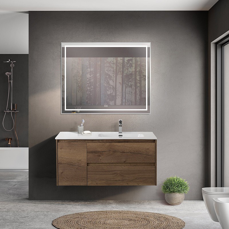 Тумба под раковину BelBagno Kraft 100 R KRAFT-1000-2C-1A-SO-RT-R подвесная