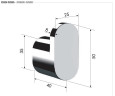 Крючок Remer Lounge LN50BO цвет Белый матовый