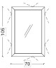 Зеркало Boheme Armadi Art Dolce 70 567-B с подсветкой
