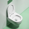 Унитаз Ceramicanova Modena Rimless CN6063MW подвесной Белый матовый с сиденьем Микролифт