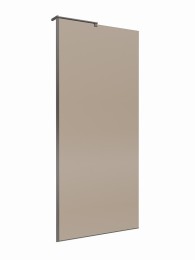 Душевая перегородка BelBagno Uno 90 UNO-L-1-TB-90-BR-GM