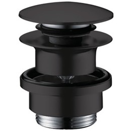 донный клапан Hansgrohe 50100670 click-clack черный матовый