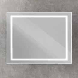 Зеркало BelBagno Kraft 100 SPC-KRAFT-1000-800-SENS-AL с подсветкой
