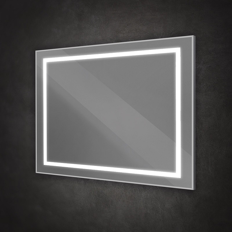 Зеркало BelBagno Kraft 100 SPC-KRAFT-1000-800-SENS-AL с подсветкой