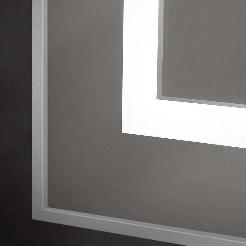 Зеркало BelBagno Kraft 100 SPC-KRAFT-1000-800-SENS-AL с подсветкой