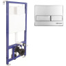 Комплект унитаза BelBagno Uno-Tor BB5177CH-TOR/SC с инсталляцией Berges Novum L3 040213