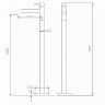 Смеситель для раковины Abber Wasser Kreis AF8140