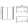 Душевая дверь Abber Komfort 160 AG93160B