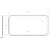 Зеркало Cezares Stylus 140 CZR-SPC-STYLUS-1400-700-TCH-WARM с подсветкой