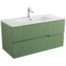 Тумба под раковину Cezares Duet-N 100 DUET-N-1000-2C-SO-PS-P подвесная