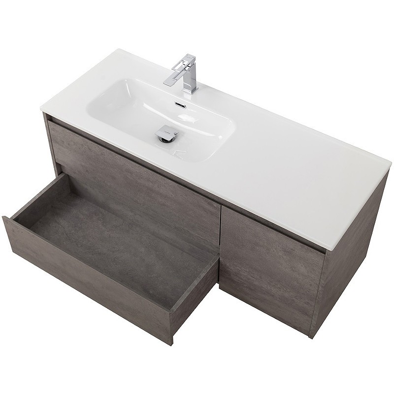 Тумба под раковину BelBagno Kraft 120 L KRAFT-1200-2C-1A-SO-CG-L подвесная