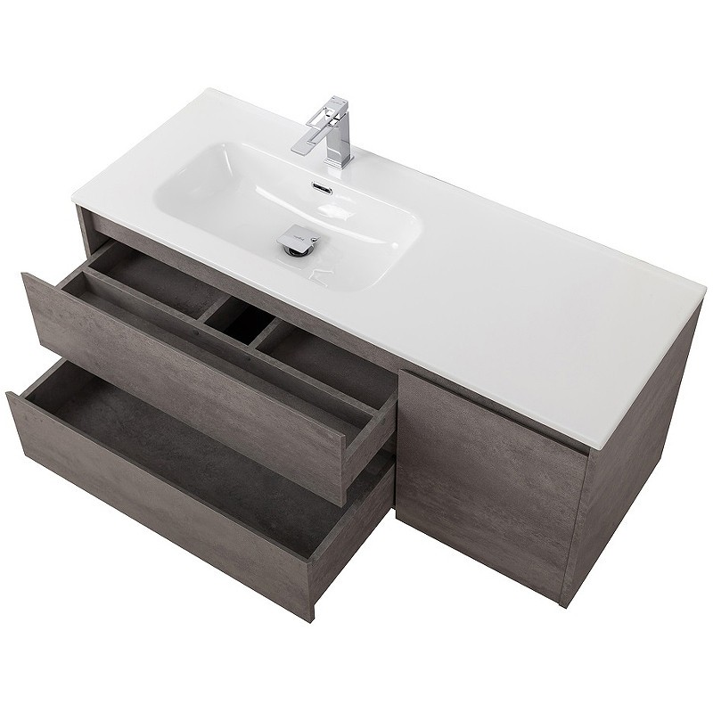 Тумба под раковину BelBagno Kraft 120 L KRAFT-1200-2C-1A-SO-CG-L подвесная