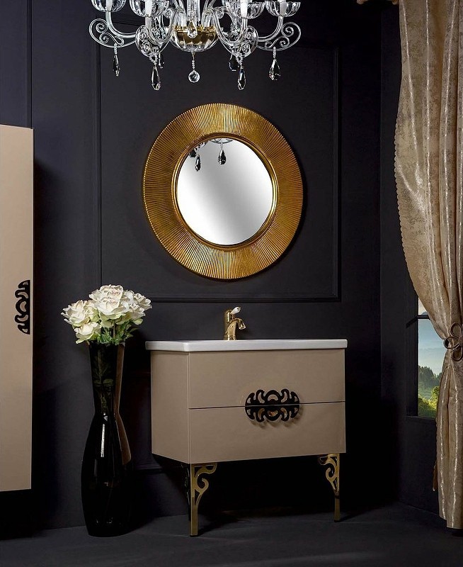 Зеркало Boheme NeoArt Shine 82 528-G light с подсветкой
