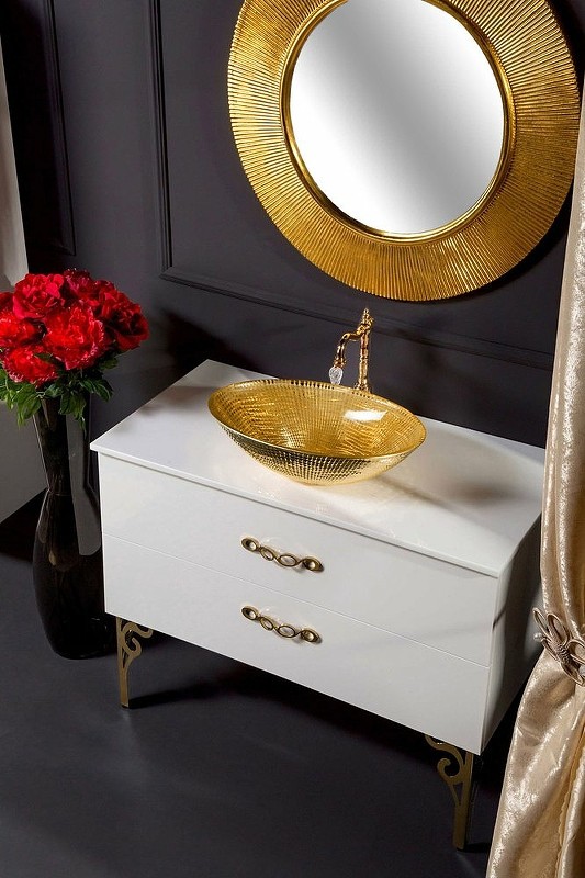 Зеркало Boheme NeoArt Shine 82 528-G light с подсветкой