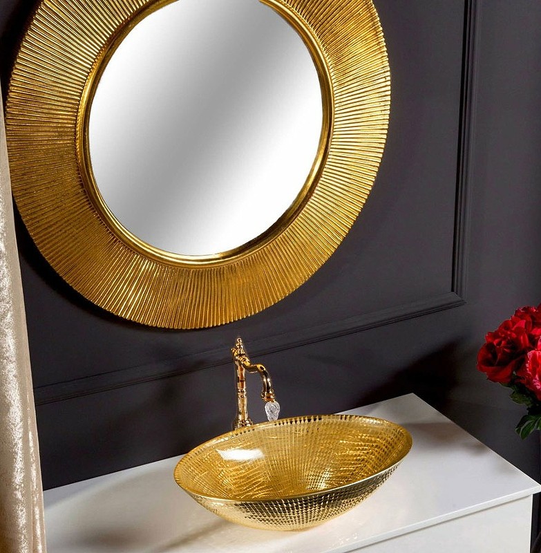 Зеркало Boheme NeoArt Shine 82 528-G light с подсветкой