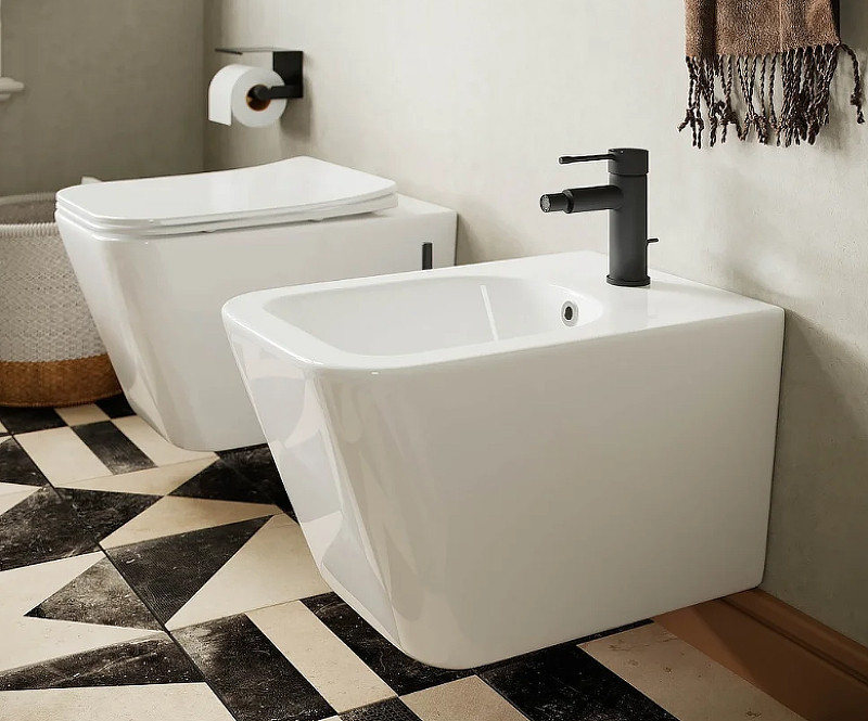 Комплект унитаза с инсталляцией Ceramicanova Metric CN3007_1001M_1000 с сиденьем Микролифт и клавишей смыва Хром матовый