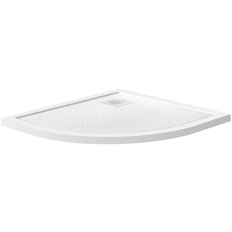 Душевой поддон из искусственного камня BelBagno Uno 90x90 TRAY-MR-UNO-R-90-550-35-W-BO