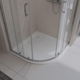 Душевой поддон из искусственного камня BelBagno Uno 90x90 TRAY-MR-UNO-R-90-550-35-W-BO
