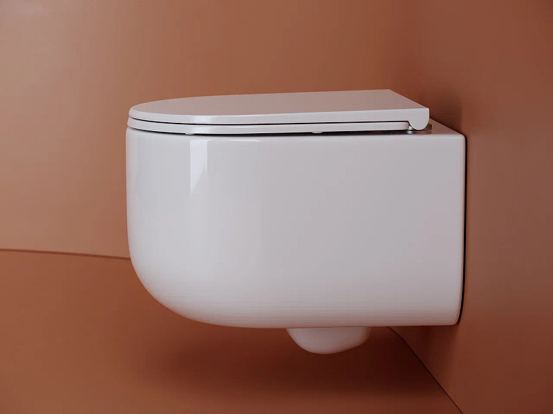 Унитаз Ceramicanova Ulma Rimless CN4006 подвесной Белый с сиденьем Микролифт
