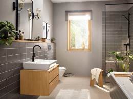 Смеситель для раковины Hansgrohe Rebris E 72576670 черный матовый