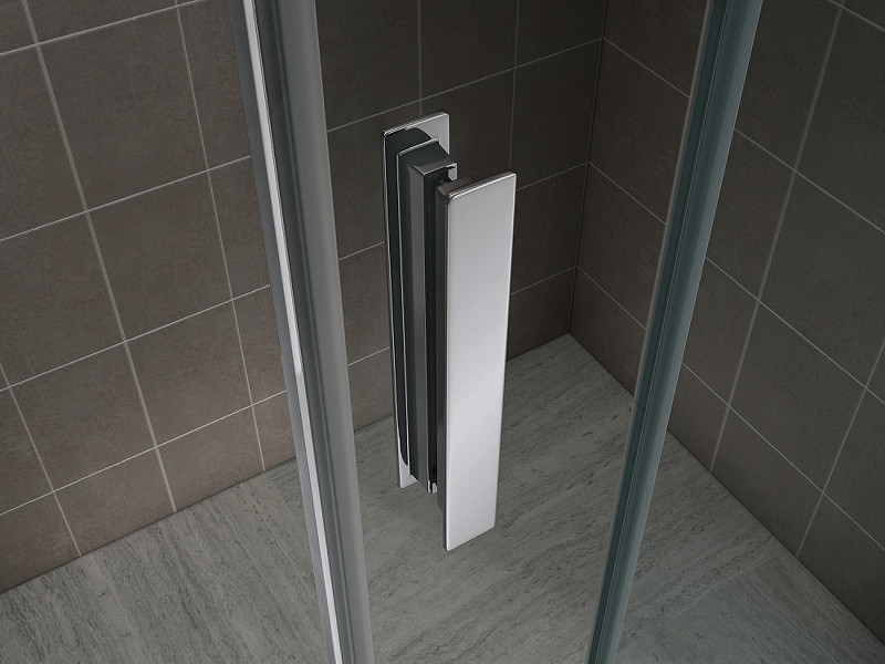 Душевая дверь Abber Komfort 120 AG90120 профиль Хром стекло прозрачное