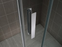 Душевая перегородка Abber Komfort 120 AG09120 профиль Хром стекло прозрачное