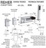Смеситель на борт ванны Remer ZC06 цвет Хром