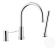 Смеситель на борт ванны Remer Minimal N072BO цвет Белый матовый