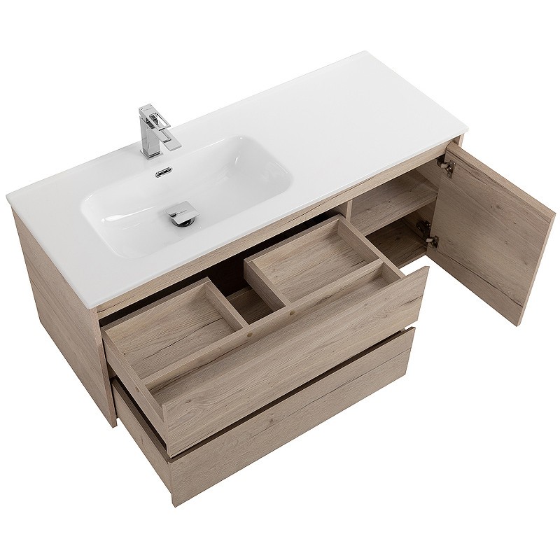 Тумба под раковину BelBagno Kraft 120 L KRAFT-1200-2C-1A-SO-RGB-L подвесная
