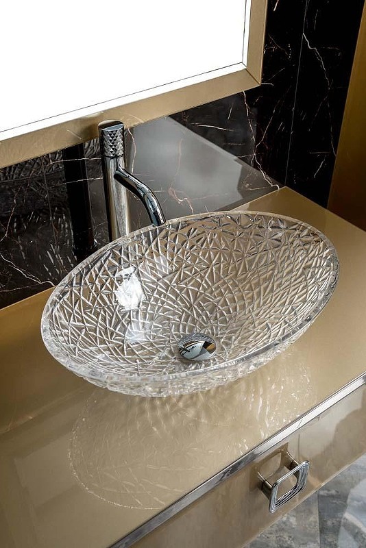 Столешница под раковину Boheme Armadi Art Lucido 100 853-100-Light Gold
