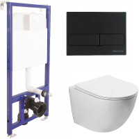 Комплект унитаза Vincea Globo VT1-14S с инсталляцией Berges Novum L5 040215