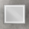 Зеркало BelBagno Kraft 90 SPC-KRAFT-900-800-SENS-NERO с подсветкой